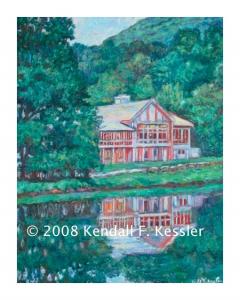 Blue Ridge Parkway Artist is Running out the Door and Laughing at me...